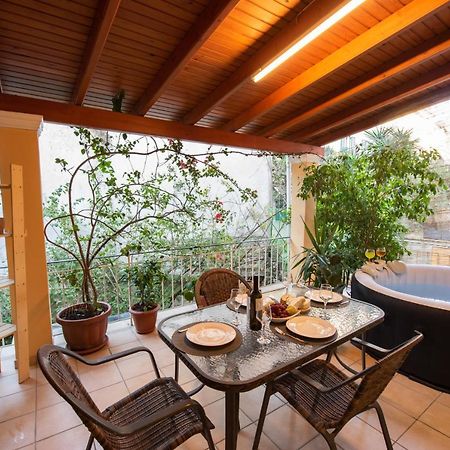 Luxury Katrinas Apartment With Outdoor Jacuzzi Corfu  ภายนอก รูปภาพ