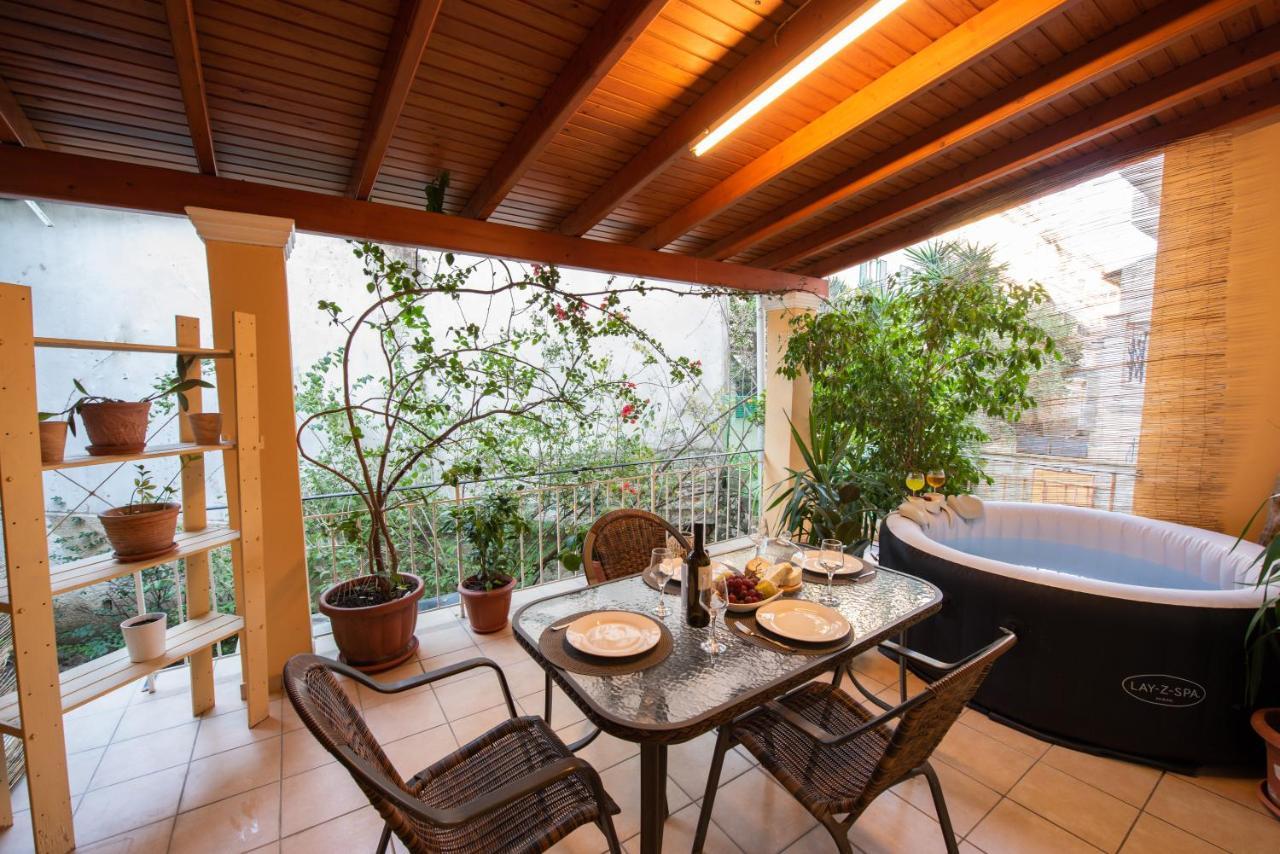Luxury Katrinas Apartment With Outdoor Jacuzzi Corfu  ภายนอก รูปภาพ